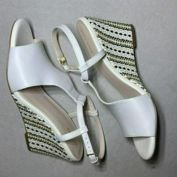 NIB MSRP $170 Cole Haan Maddie Open Toe Wedge Women's Size 10 - Picture 5 of 13